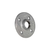 OwnBrand Decorative Galvanised Coated Iron Screwed Floor Flange 1/2 Inch
